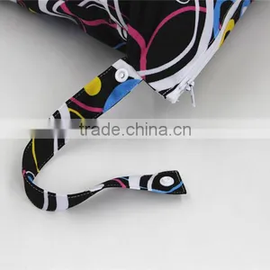 New Design Baby Cloth Diaper Zipper Wetbag,washable and Reusable Double Pocket Cloth Nappy Bag thumbnail-6