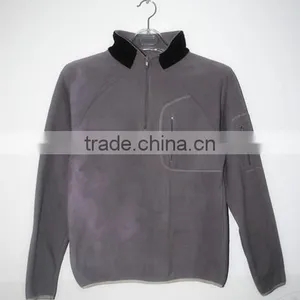 100% Polyester Mens' Winter Jacket Compounded Polar Fleece Double Brush thumbnail-1