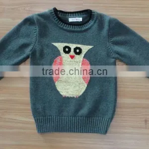 New Girls Owl Sweater Female Loose Bat Sleeve Sweater Size Girl Beautiful Sweater(NF1524) thumbnail-1