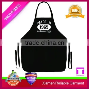 New Black Sublimation Print Cheap Bulk Aprons thumbnail-1