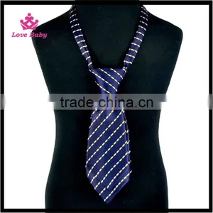 Color Stripy Boys Silk Neckties Wholesale Kids Christian Neckties Reversible Neckties thumbnail-5