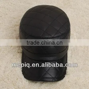 Ear Protector Genuine Leather Hat Winter Hat thumbnail-1