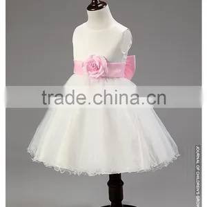 Bestdress Kids Baby Girls Toddler Princess Pageant Party Tutu Lace Bow Flower Floral Dress thumbnail-4