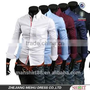 Custom Latest Fashion Long Sleeve Slim Fit Casual Shirt thumbnail-1