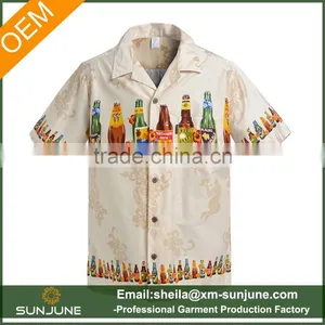 Fashion Custom Aloha Shirt Hawaiian Print Shirts for Men thumbnail-1