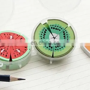 10 PC/box Creative Cartoon Stationery Lovely Fruit Eraser Learn Office The School Supplies thumbnail-6