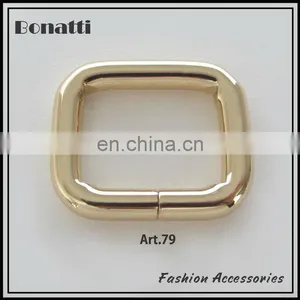 Hot Sale High Quality Golden Metal Bag Buckles thumbnail-1