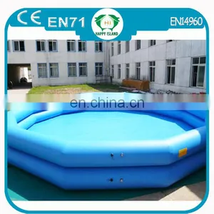 Top Quality PVC Inflatable Float Pool Rental for Hand Boat thumbnail-1