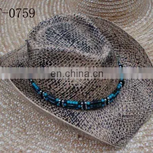 Painted Straw Cowboy Hat thumbnail-1
