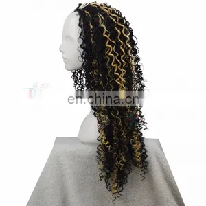 Styler Brand Long Black Curly Online Store Hot Selling and Top Quality Virgin Hair Cosplay Afro Wig thumbnail-2