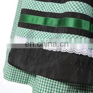 Green Classical Dirndl Trachten German Oktoberfest Bavarian Traditional Dirndl For Women (German Bavaria Dirndls) thumbnail-4