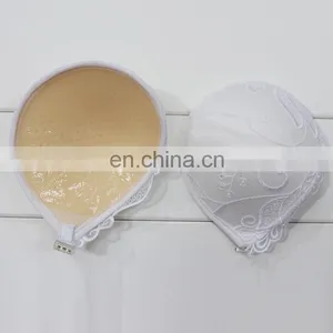 ES6627 Golden Wholesale Fashion Sexy Lace Invisible Push up Silicone Free Bra thumbnail-4