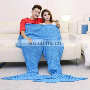 Wholesale Blanket Double Mermaid Tail Blanket thumbnail-1