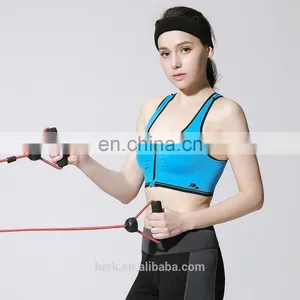 Wholesale Women Sexy Yoga Gym Seamless Stretch Sports Plain Bra thumbnail-6