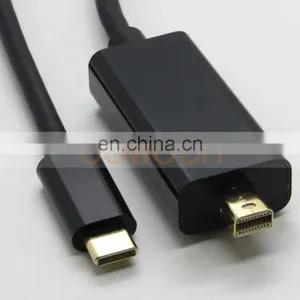 6Ft USB Type C to Mini DisplayPort Cable USB-C to Mini DP Male to Male Adapter 1.8M thumbnail-3