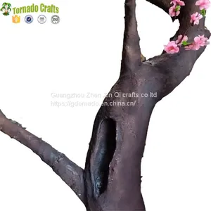 6.7m Large Outdoor Fiberglass Trunk Garden Decoration Artificial Cherry Blossom Tree thumbnail-3