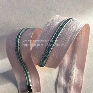 TXT Brand #5 Nylon Zipper With #golden Teeth##silver Teetn# Open End Garment Home Textile Suitcase and Bag Shoes thumbnail-2