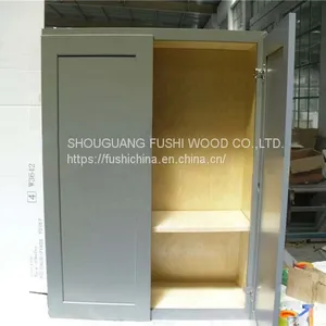 Good Quality Solid Wood Kitchen Cabinet W2440 Wall Cabinet for Sale thumbnail-1