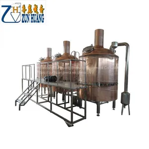 Hot Sale Red Copper Beer Equipment Brewing Machine 300L Beer Brewery Machine thumbnail-1