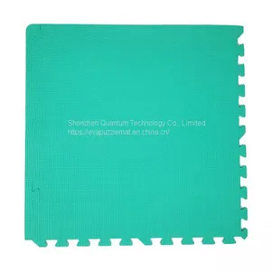 QT MAT Non-toxic Odorless Formamide Below 200PPM 24in x 24in 4pcs/set EVA Foam Puzzle Exercise Play Centre Mat With Borders thumbnail-2