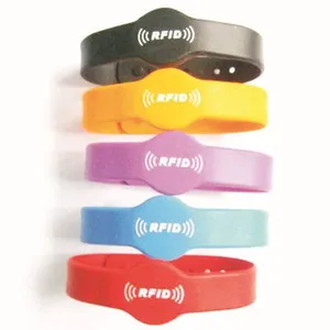 Waterproof Chip NFC RFID Silicone Wristband Cheap Price thumbnail-1