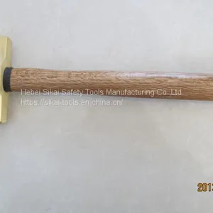 Explosion-proof Non Sparking Tools Sledge Hammer With Wooden Handle thumbnail-3