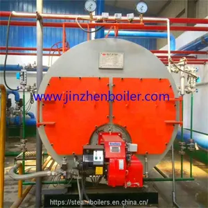 Industrial Horizontal Fire Tube Natural Gas Diesel Heavy Oil Lpg Fired Steam Boiler for Printing and Dyeing thumbnail-2