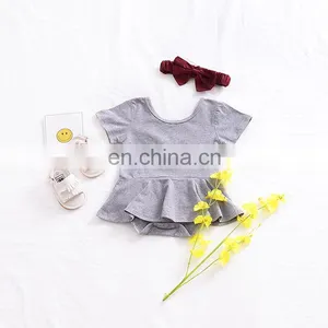 New Fashion Infants & Toddler Clothes Summer Baby Cotton Princess Girls Dress Romper thumbnail-3