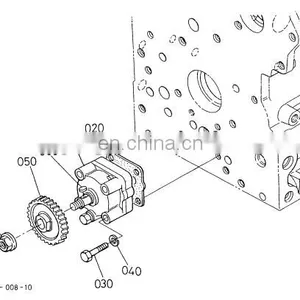 For Kubota Diesel Engine V2003 Gear Oil Pump Drive 1920235660 19202-3566-0 thumbnail-1