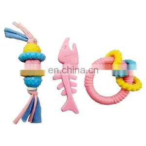 Soft Material Dog Chew Toy Combination Different Design Macaron Color thumbnail-1