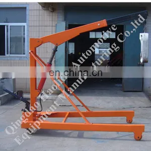 Heavy Duty Manual Hydraulic Mobile Floor Crane 1Ton 2Ton 3Ton thumbnail-3