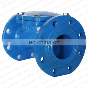 Ductile Iron Rubber Single Door Check Valve Flap Non Return Valve thumbnail-4