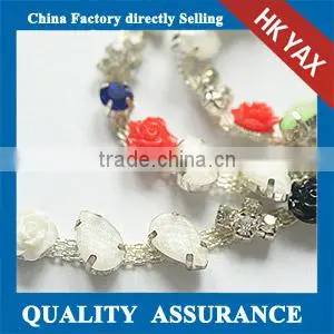 Sew Onrhinestone Cup Chain Jewelry,cup Chain Rhinestone Jewelry,rhinestone Cup Chain Jewelry for Necklace Bracelet Wedding Dress thumbnail-1