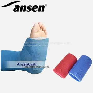 Medical Polyester Cast Fracture Orthopaedic Synthetic Orthopedic Casting Tape Fiberglass thumbnail-1