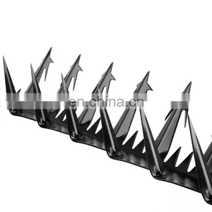 Hot Dipped Galvanized Anti Wall Climbing Spikes Wall Spikes Razor Barbed Wire Fence Sale thumbnail-1