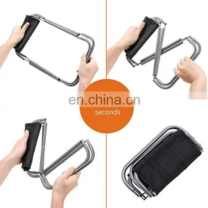 Super Light New Portable Multifunctional Aluminum Alloy Folding Stool Outdoor Fishing Stool Beach Camping Chair thumbnail-2