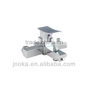 Square Bathtub Faucet Square Shower Mixer Zinc Basin Mixer thumbnail-1