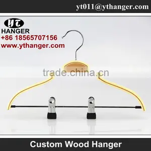 IMY-184 Natural Wooden Children Clips Hangers for Shop thumbnail-1