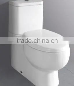 New Arrival Europe Two Piece Bathroom Toilet Washdown Flush ZZ-01 thumbnail-6