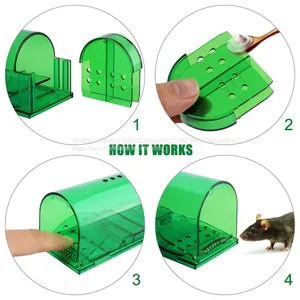 Humane Mouse Catcher Rodent Trap Cage No Kill Live Catch thumbnail-2