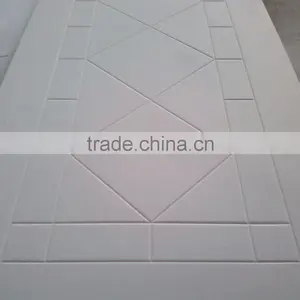 Classic Pattern Cultured Marble Shower Surround, Cast Marble Shower Panel thumbnail-2