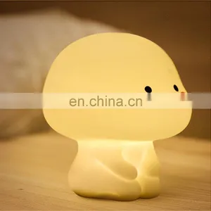 Silicone Gel Night Light Bedroom Bedside Eye Protector Sleeping Lamp Energy-saving Plug-in Table Lamp thumbnail-5
