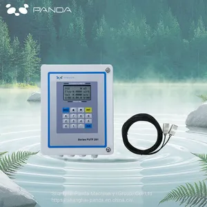 Digital Display Wall Mounted Clamp On Ultrasonic Digital Water Flow Meter thumbnail-1