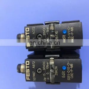 New Festo Pressure Transducer Festo Pressure Gauge SDE5-D10-O-Q6E-P-M8 527467 SDE5D10OQ6EPM8527467 thumbnail-2