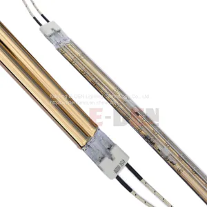 415V 4900W Twin Tube Quartz Infrared Heating Lamp Replacement KBA IR Heat Lamp thumbnail-1