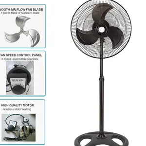 18inch Electrical Industrial Fan With White Base/Fan（Wechat:13510231336） thumbnail-1