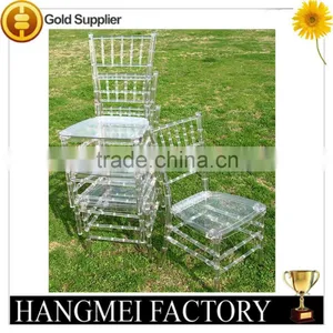 Cheap Stacking Clear Plastic Chiavari Chair Cushion thumbnail-3