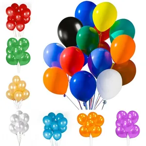 Free Sample Quick Shipping Happy Birthday Decoration Helium Latex Metallic Rose Gold Balloons for Party thumbnail-3