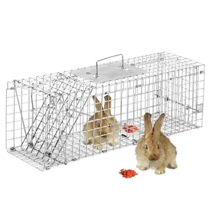 Humane Live Animal Cage Trap Kit for Humane Catch Release Rodent Small Cat, Rabbits, Squirrel, Opossum, Squire, Raccoon thumbnail-3