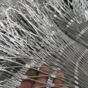 Custom Welded Stainless Steel Rope Mesh - 3mm Wire Rope for Zoo Enclosures thumbnail-4